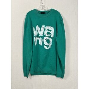 Woman's Green Alexander Wang Crewneck Medium Check Measurements #1493